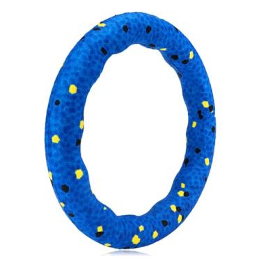 Imagem de Mity rain Brinquedos flutuantes para cães – Brinquedo de mastigar para piscina de água E-TPU com corda para animais de estimação pequenos, médios e grandes, em forma de anel, brinquedos interativos