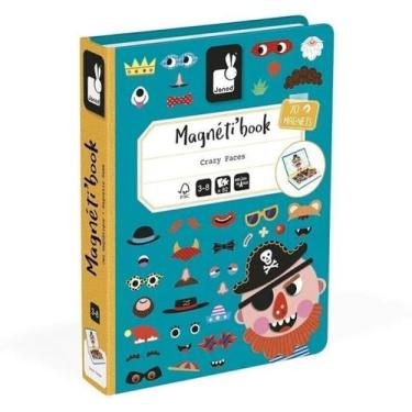 Imagem de Livro Magnético Crazy Faces Personagens - JANOD