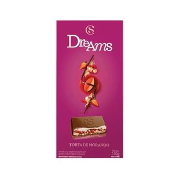 Imagem de Tablete Dreams Torta De Morango 130G Cacau Show