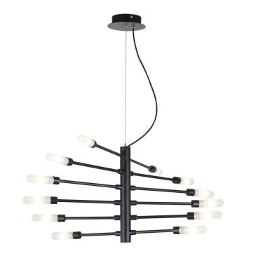 Imagem de Pendente Bivolt 104cm Neo Bella Iluminação Preto/branco