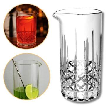 Imagem de Copo Para Mixologia Em Vidro Mixing Glass 750ml Drinks Misturador - Lh