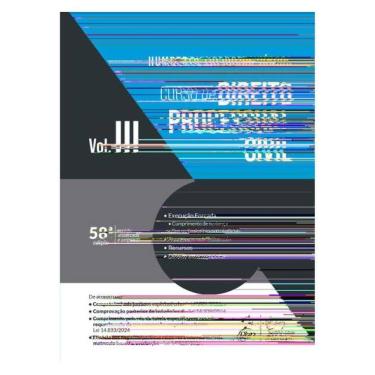 Imagem de Curso De Direito Processual Civil Vol.3 - 58ª Edição 2025