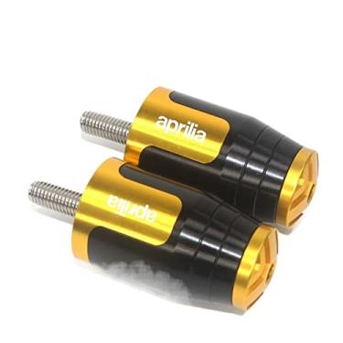 Imagem de Extremidades de manoplas de guidão de motocicleta, tampas de extremidade de manoplas, acessórios deslizantes de peso para Aprilia RS 125 1000 R RSV4 V4R 250 RX50 650 750 200 500 2020
