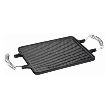 Imagem de Chapa Dupla Face Retangular Espiral Panela Mineira 28x23cm
