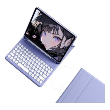 Imagem de Capa para Tablet + Teclado com Tampa Redonda iPad 10ª Geração/iPad 11ª Geração 10.9 Polegadas