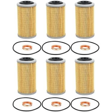 Imagem de 6 peças 31726-28X0A filtro de óleo compatível com Nissan Altima Maxima Murano Sentra Versa 2013-2019 conjunto de filtro de óleo Trans com junta e arruela de plugue de drenagem substitui 31726-3JX0A