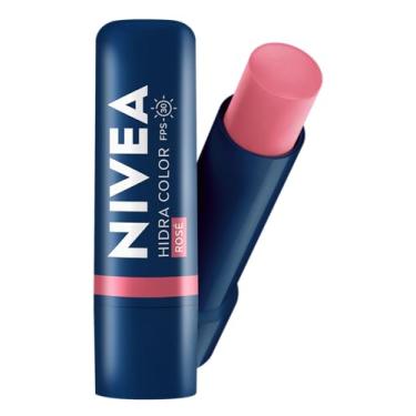 Imagem de NIVEA Hidratante Labial Hidra Color Rosé 4,8g - Combinação de cor intensa com o cuidado confiável.