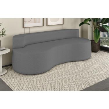 Imagem de Sofá 3 Lugares Orgânico de Espuma Charles Magic Cinza