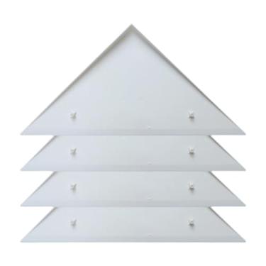 Imagem de rockible 4 peças de protetores de borda para mesa de pebolim, rampas de canto, acessórios resistentes para a maioria mesas, almofadas laterais para mesa de, Branco