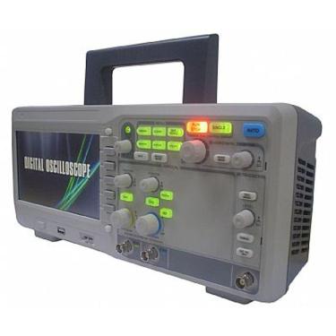 Imagem de Osciloscópio Digital 2 Canais Largura Banda 300MHz Taxa Amostragem 1GSa/s Usb Software Od-290 Portátil Instrutherm