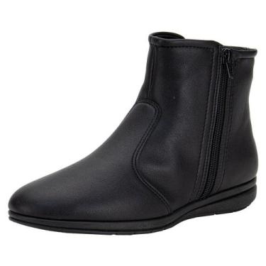 Imagem de Bota feminina cano baixo piccadilly 261037, Preto, 37