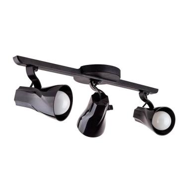 Imagem de Luminária Teto Spot Trilho Triplo Direcionável Octa 3