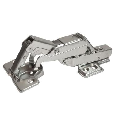 Imagem de Dobradiça Reta 165 Graus Caneco 35Mm Com Amortecedor 1 Un