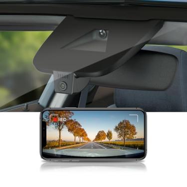 Imagem de Fitcamx Câmera veicular 4K adequada para Chevy Equinox & Equinox EV 2024 2025 LS LT ACTIV RS Premier (HD2-D2000), visual OEM, vídeo UHD 2160P, Wi-Fi e aplicativo, gravação em loop, sensor de gravidade