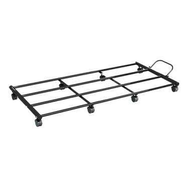 Imagem de Ｂｅｓｇａ Cesta de armazenamento para cama, organizador de dormitório com rodas, resistente e versátil, organizador para guarda-roupa, cobertores