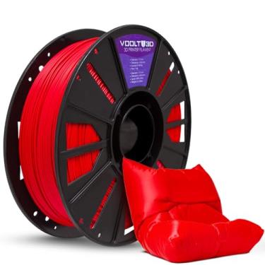 Imagem de Filamento PLA Vermelho Premium 1kg, 1.75Mm, Para Impressoras 3D - Voolt3D