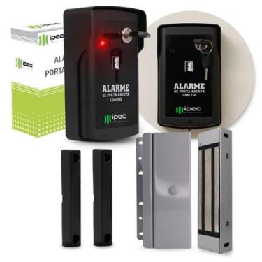 Imagem de Fechadura Portão M320 Alarme Porta Aberta Sensor Magnético - Ipec