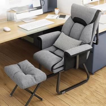 Imagem de Cadeira De Computador,cadeira De Sofá Com Encosto Ajustável,cadeira De Dormir Plana Cadeiras Ocasionais,cadeiras De Mesa Para Cadeira De Leitura De Quarto, Para Sala De, Brown, Without