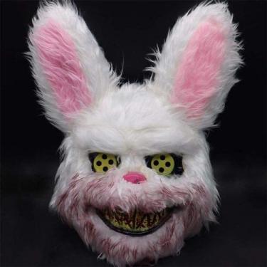 Imagem de Máscara BESSEEK Bloody Plush Rabbit Bunny Head para Halloween