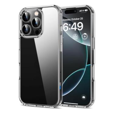 Imagem de Capa Capinha Clear Case Space X Rígida Anti Amarelamento Resistente Para iPhone (iPhone 16 Pro Max)