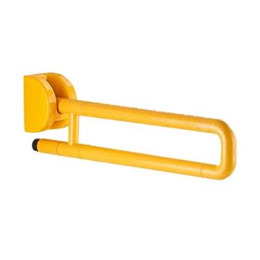 Imagem de Barras de apoio Suporte de segurança Trilhos de mão Barra de apoio de vaso sanitário dobrável Montagem na parede de aço inoxidável Corrimão de banheiro em forma de U portátil Flip-up Corrimão de segurança antiderrapante Corrimão de segurança para idosos com deficiência equilíbrio de chuveiro Ba ( C