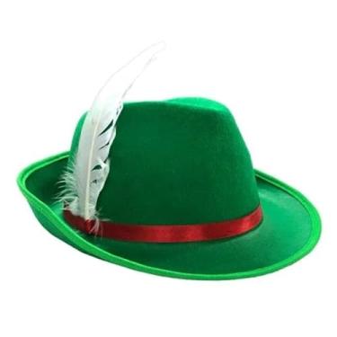 Imagem de Chapéu Alemão Com Pluma Oktoberfest Carnaval Festa Fantasia