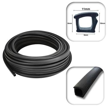 Imagem de Borracha Vedabox Baguete P Box E Gabinete Acrílico 30 Metros