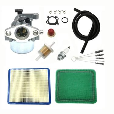Imagem de 799866 799871 Kit de reparo de carburador compatível com Brigg and Straton 6.75HP 190CC Toro 20332 20334 Troy-Bilt TB230 Craftsman 6.75 725EX 4 ciclos de substituição de motores pequenos # 794304