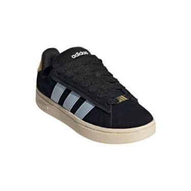 Imagem de adidas Grand Court Alpha 00s Tênis feminino, Core Black/Wonder Blue/Gold Metallic, 41