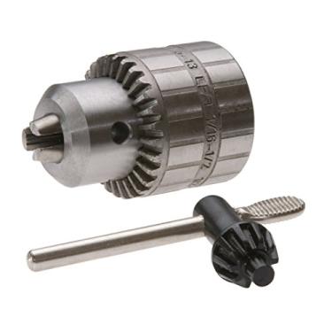 Imagem de LFA/Reichel Hardware Mandril de percussão resistente com chave 43BZ-5B-3/8-24, capacidade de 1/16-1/2-1,5-13 mm, montagem rosqueada 3/8-24