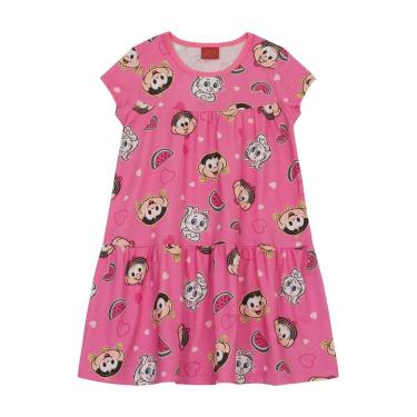 Imagem de Vestido infantil menina da Turma da Mônica Brandili