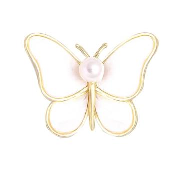 Imagem de Linda moda borboleta vestido broche corpete elegante joias femininas casamento moda jóias acessórios, Medium, Liga de aço, Zircônia cúbica