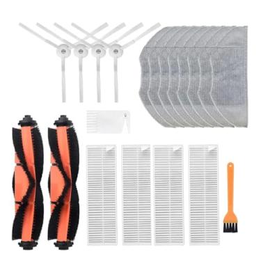 Imagem de New Main Brush Side Brush Filter Kits Compatible With Xiaomi Mijia G1 MJSTG1 Vacuum Cleaner Vacuum-Mop Essential(Pink)