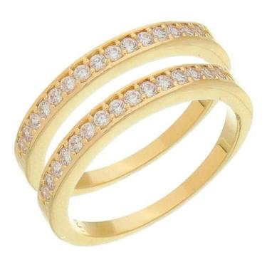 Imagem de Anel Aparador Par De Ouro Banhado 18k Oferta Limitada - 2 Unidad - AIE