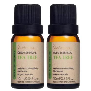 Imagem de Kit 2 Óleo Essencial de Melaleuca Tea Tree Via Aroma
