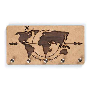 Imagem de Porta Chaves Parede Decorativo Divertidos Mdf Criativo 3D