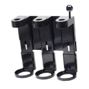 Imagem de Ｂｅｓｇａ Suporte de parede para frasco de sabonete líquido, prateleira ajustável para frascos de shampoo, loção e outros produtos de higiene pessoal, Três Cabeças