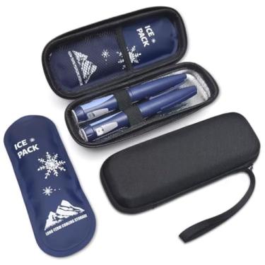 Imagem de Estojo Térmico Gelo Reutilizável Medicamento Portátil Viagem