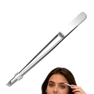 Imagem de Pinça Para Sobrancelhas,Aço Inoxidável para Remoção de Sobrancelhas | Removedor De Pelos Faciais De Precisão | Para Salão Barbearia Casa Viagem Dormitório Universitário