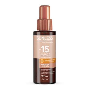 Imagem de Loção Bronzeadora Creme Fps15 Sunless 120ml