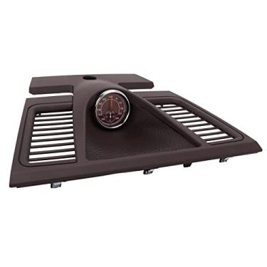 Imagem de Semme Guarnição da Tampa do Painel de Instrumentos do Dash Clock Com Substituição do Cronômetro para 2010 2016 OEM 970 552 151 01 7X0 Marsala Red ABS Dash Bezel Upgrade (Instrumento vermelho escuro)