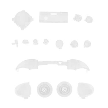 Imagem de RiToEasysports Kits Completos de Mod de Botões, Design Premium, Cores Vibrantes para Controle Series X S, Botões de Controle de Jogo (Branco Transparente)