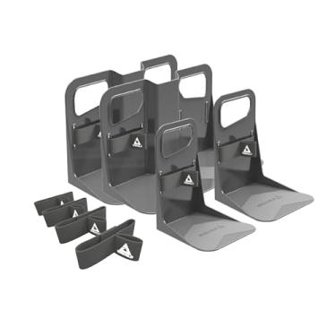 Imagem de Stayhold Conjunto organizador Metro de 8 peças para porta-malas de carro de metrô – 2 organizadores médios + 2 pequenos, 4 tiras rápidas