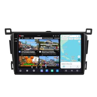 Imagem de JOYING Rádio automotivo para Toyota RAV4 2013-2018 Android 13 unidades de cabeça 9,5 polegadas 2K QLED estéreo para carro 12 GB + 256 GB com Carplay e Android Auto, navegação GPS, Bluetooth, SWC, AM