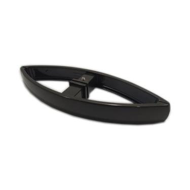 Imagem de Puxador De Porta Curvo Com Furo Central 26,5 Cm - Bronze - De acordo c