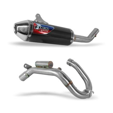 Imagem de Escapamento Foco Racing Pulse Médio Mxf 270Fi 2025 Em Diante