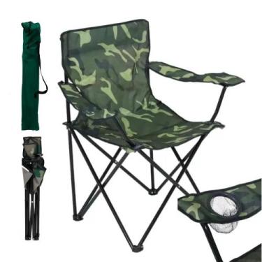 Imagem de Cadeira dobrável portátil ideal para pesca praia e camping - MHR