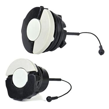 Imagem de 2 peças de kit de tampa de combustível + óleo adequado para acessórios de motosserra Stihl MS181 MS260 MS381/381 MS440/441/46 HT100/101/250