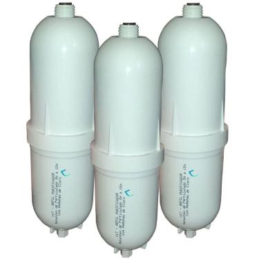 Imagem de Kit 3 Filtro Refil Compatível Soft Everest 2Em1 Purificador