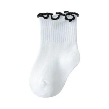 Imagem de Meias De Algodão Para Meninas, Estilo Princesa, Moda Infantil, Primave